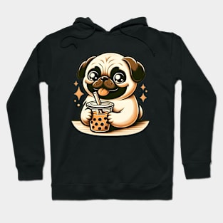 Kawai Cute Pug Hoodie